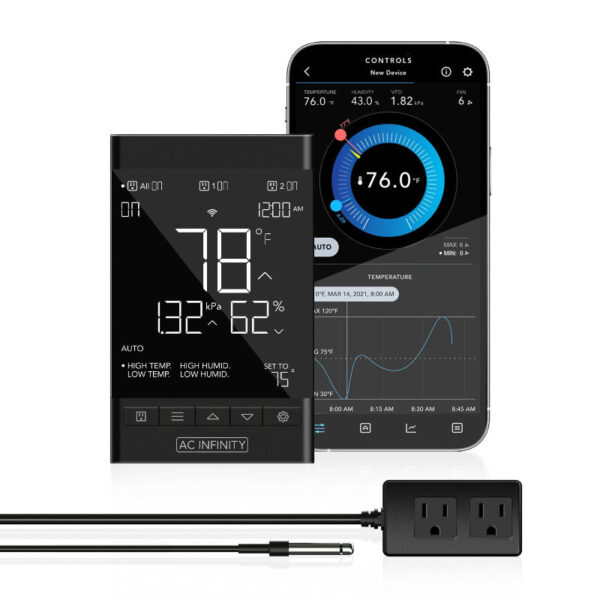 AC INFINITY Controller 69 PRO+ | Smart Control for 8 Devices - Temp, Humidity, VPD - Image 8