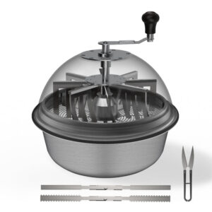 Alternative view of AC Infinity Bud Bowl Trimmer – Manual Hand-Cranked Spin Cutter for Wet & Dry Trimming