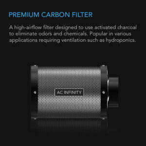 Alternative view of AC Infinity 12-Inch Duct Carbon Filter | Premium Australian Charcoal for Odor Control