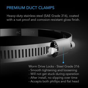 Alternative view of AC Infinity Duct Clamps