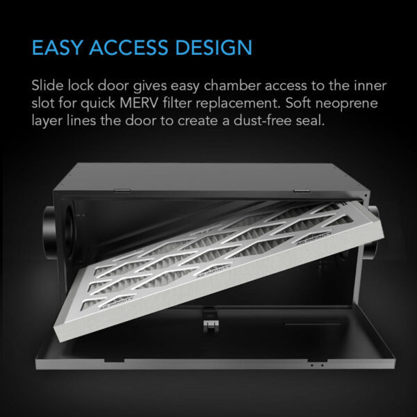 AC INFINITY Inline Filter Box – High Efficiency Air Filtration for HVAC & Grow Rooms - Image 3