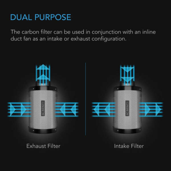 AC Infinity 8" Duct Carbon Filter | Premium Australian Charcoal for Odor Control - Image 5