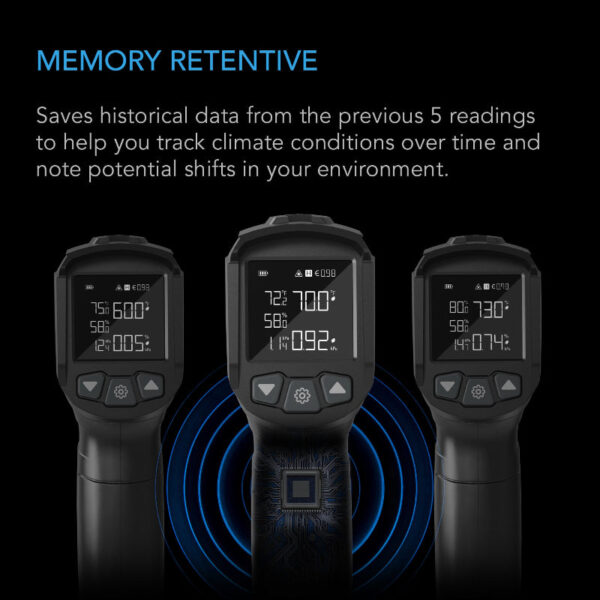 AC Infinity VPD Thermometer – Handheld Leaf Temp & Humidity Monitor - Image 5