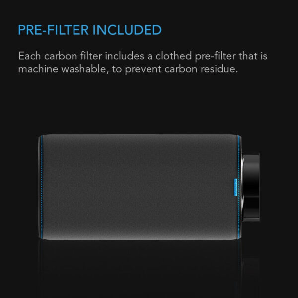 AC INFINITY 6-Inch Duct Carbon Filter | Premium Australian Charcoal for Odor Control - Image 5