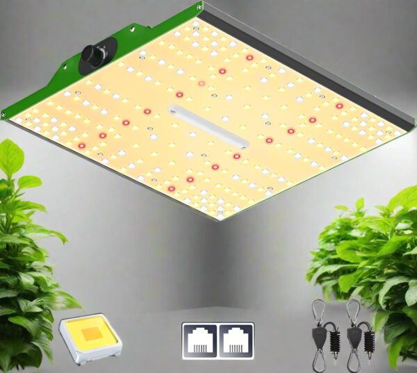 Dimmable Full Spectrum LED Grow Light for Seed Starting, Vegetables & Indoor Plants - Daisy Chain