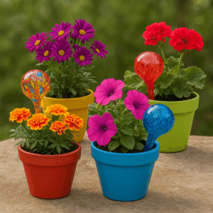 Alternative view of Indoor Plant Watering Globes – Automatic Self-Watering Aqua Bulbs, Large Hand-Blown Decorative Glass for Healthy Plants