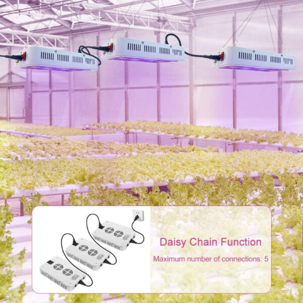 Full Spectrum Grow Light for Plants | Veg & Bloom Mode | Daisy Chain - Image 5