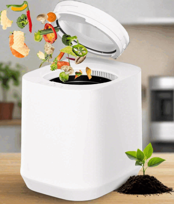 Electric Composter for Kitchen – 4L Countertop Smart Food Waste Bin, Odorless Indoor Compost Maker - Image 8