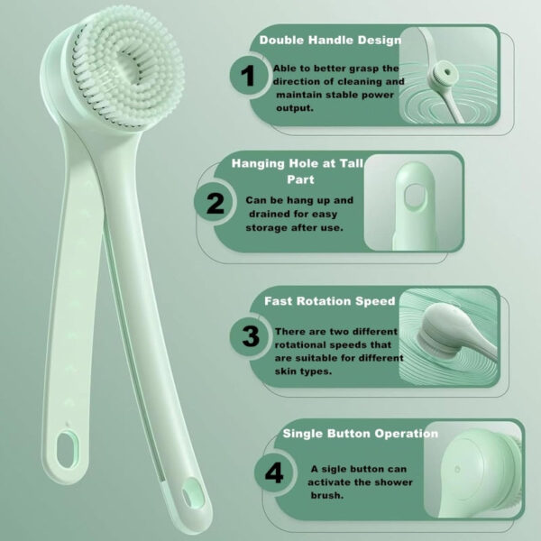 Electric Body Brush And Back Scrubber - Image 5