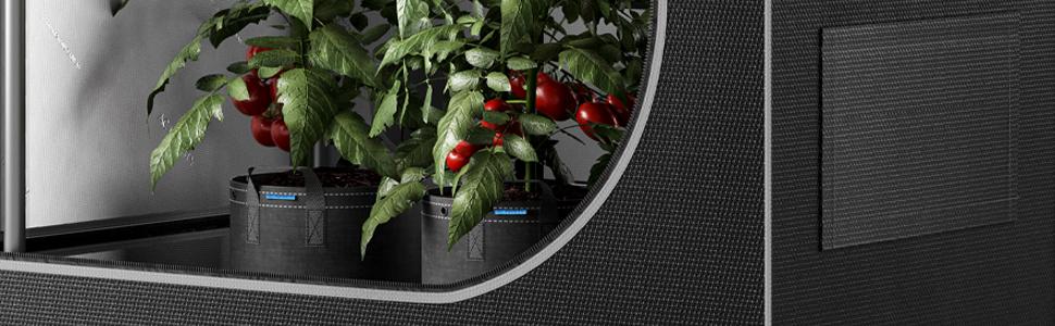 Heavy Duty Fabric Pots Grow Bags Thick Nonwoven Fabric Multi-Purpose Rings Low Stress Plant Training