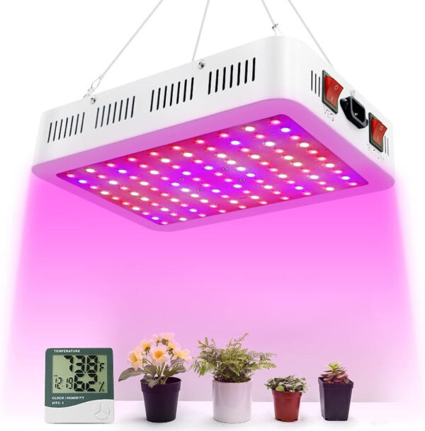 Full Spectrum Grow Light with Humidity Meter | Veg & Bloom Mode | Daisy Chain - Image 12