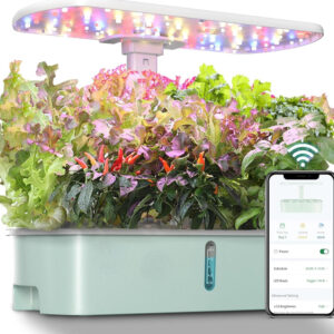 Smart Hydroponics Growing System - WiFi & App Control | 10-Pod Planter