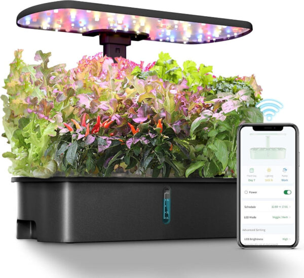 Smart Hydroponics Growing System - WiFi & App Control | 10-Pod Planter - Image 9