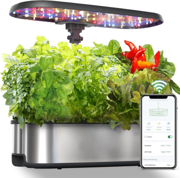 Smart Hydroponics Growing System - WiFi & App Control | 10-Pod Planter - Image 8