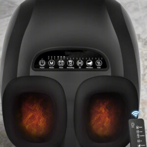 Shiatsu Foot Massager with Heat – Deep Kneading, Compression & Vibration for Pain Relief, Relaxation & Circulation