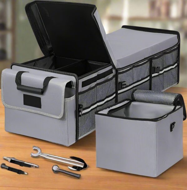 Large Trunk Organizer for Car & SUV - Durable and Foldable Storage - Image 10